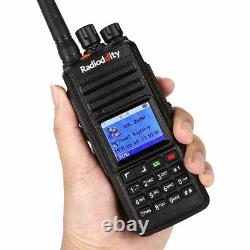 Radioddity GD-55 Plus DMR Tier II 2800mAh battery 10W UHF Ham Two way Radio USA