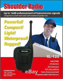 Rexon Wireless Two Way Shoulder Radio Walkie Talkie RL-120