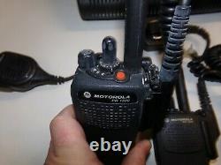 SIX Motorola PR1500 136-174 MHz VHF Two Way Radios AAH79KDC9PW5BN