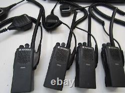 SIX Motorola PR860 35-50 MHz Low Band Two Way Radio w Six Bank AAH45CEC9AA3AN