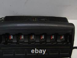 SIX Motorola PR860 35-50 MHz Low Band Two Way Radio w Six Bank AAH45CEC9AA3AN