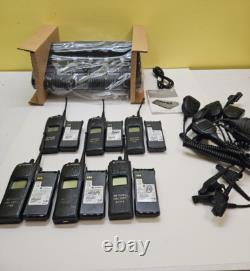 SIX Motorola XTS1500 450-512 MHz UHF Two Way Radios w Impres Six H66SDD9PW5BN