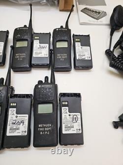 SIX Motorola XTS1500 450-512 MHz UHF Two Way Radios w Impres Six H66SDD9PW5BN