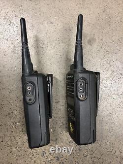Set 2 Motorola Cp185 Uhf Two Way Radios Chargers & Racing Radios Headsets