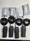 Set Of 4 Motorola Cp200 4 Channel Uhf Two-way Radios With Chargers