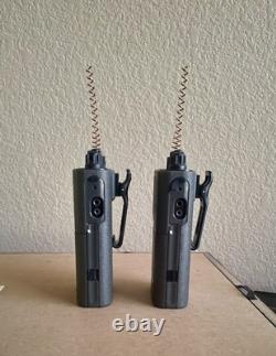 Set of 2 Motorola Spirit M-Series Professional Two-Way Radios MU22CV With Chargers