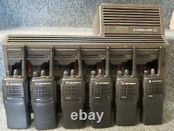 Set of 6 Motorola HT750 UHF Radios 403-470 Mhz 16 Chan VERY GOOD buy 1 3 sets