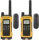 T402 Motorola Talkabout Rechargeable Two-way Radios (2-pack) New