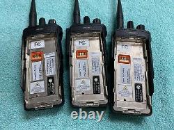 THREE (Unprogrammed) Motorola XPR 7380 32 Channel Portable Two Way Radios