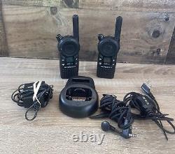 TWO MOTOROLA CLS1110 2-Way Radios w Charger