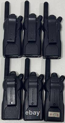 Target Motorola RLA1001F CLS1810T Two Way Radio 6 Pack withMulti-Charger & Clips