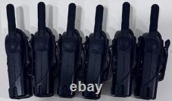 Target Motorola RLA1001F CLS1810T Two Way Radio 6 Pack withMulti-Charger & Clips