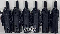 Target Motorola RLA1001F CLS1810T Two Way Radio 6 Pack withMulti-Charger & Clips