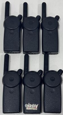Target Motorola RLA1001F CLS1810T Two Way Radio 6 Pack withMulti-Charger & Clips