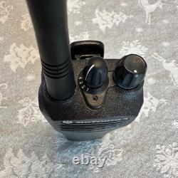 Two Motorola Radius CP200 438-470 MHz FM UHF 4 Ch Two Way Radio AAH50RDC9AA1AN