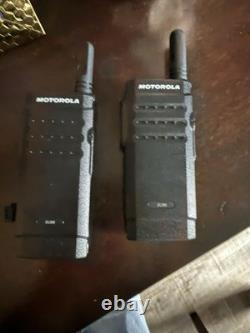 Two Motorola Working SL300 Two-Way Radio