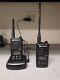 Used Motorola Rdx Rdu4160d Two Way Radios Withcharger & Oem Great Batteries (x2)