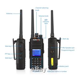 US Radioddity GD-55 Plus DMR IP67 10W High Power UHF Ham Digital Two way Radio