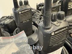 Uhf two-way radios lot (motorola, ritron, jobcom) massive lot 12 radios withassc