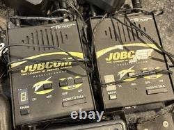 Uhf two-way radios lot (motorola, ritron, jobcom) massive lot 12 radios withassc