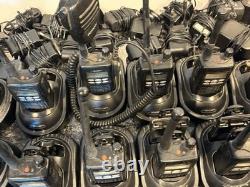 Uhf two-way radios lot (motorola, ritron, jobcom) massive lot 12 radios withassc