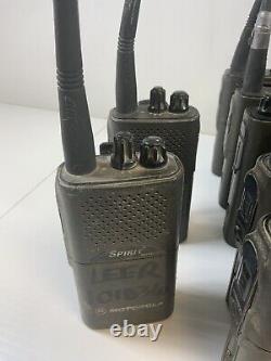 (Used) Motorola SPIRIT MU21CV & MU22CV Two Way Radio Bundle Lot For PARTS/REPAIR