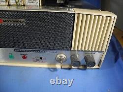 VINTAGE Motorola Police Two-Way Radio With Crystals & Power Cord! (Untested)