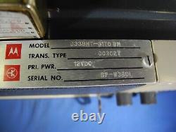 VINTAGE Motorola Police Two-Way Radio With Crystals & Power Cord! (Untested)