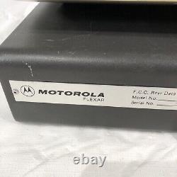 Vintage Motorola L24TRK6102AH Flexar Two-Way Radio With Mic
