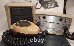 Vintage Motorola Mocom 70 Control Head, Mic, Speaker, Transmitter
