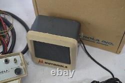 Vintage Motorola Mocom 70/Motrac Speaker & Mic (NIB) + EXTRAS