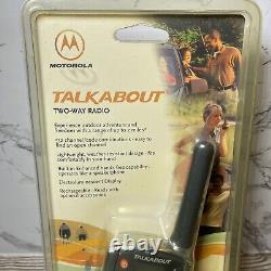 Vintage Motorola T289 TalkAbout Walkie Talkie Two Way Radio New Factory Sealed
