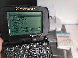 Vintage Motorola Timeport Pagewriter 2000x Black P935 two-way pager WORKING