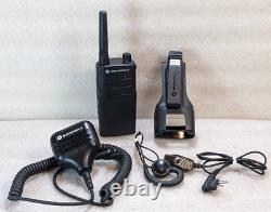 Works? Motorola RMM2050 On-Site Two-Way Radio Bundle (W)