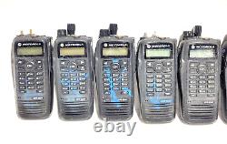 X8 Motorola Xpr6580 Aah55uch9lb1an Two Way Radio Lot As Is