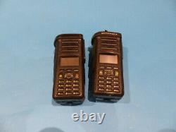2 Motorola Apx4000 H51wch9pw7an Radio Fcc ID Az489ft5861