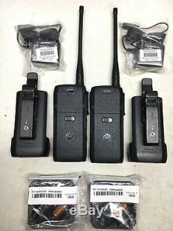 2 Motorola Dtr 700 900mhz Licence Libre Deux Numérique Way Radio Kit Complet