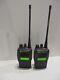 2 Motorola Ex560 Xls 16ch 4w Uhf 450-512mhz Radio À Deux Voies Aah38sdf9du6an Avec Batt