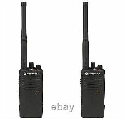 2 Motorola Rdx Rdv5100 5 Watt Vhf Business Radios Bidirectionnelle