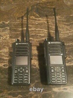 (2) Motorola Xpr 7580e Radios Bidirectionnelles Avec Blue Tooth