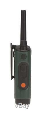 2 Pk Chasse Mains Libres Talkie-walkie Avec Un Casque Ptt Two Way Radio Gmrs Noaa