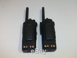 2 X Motorola Dp4801e Uhf Dmr Numérique Wifi Bluetooth Gps Radio À Deux Voies