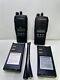 2x Motorola Ht1250 Uhf 403-470mhz 4w 128ch Radio Bidirectionnelle Aah25rdf9aa5an