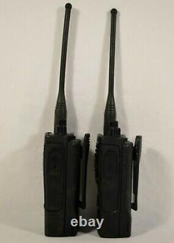 2x Motorola Rdx Business Series Rdu4160d Radios Uhf À 16 Canaux