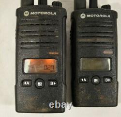 2x Motorola Rdx Business Series Rdu4160d Radios Uhf À 16 Canaux