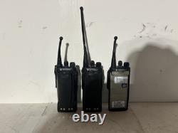 3 MOTOROLA MTX8250 LS 806-870Mhz 128CH 2W Radios Bidirectionnels AAH25UCH6DU9AN