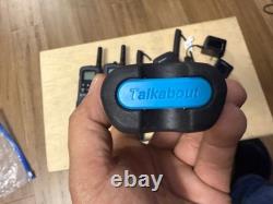 3 x Motorola Talkabout T200 FRS/GMRS Radios Bi-Directionnels (Gris) Avec 3X Microphone à Distance PTT