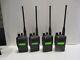 4 Motorola Ex560 Xls 16ch 4w Uhf 450-512mhz Radio À Deux Voies Aah38sdf9du6an Avec Batt