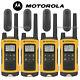 4 Pack Set Talkabout T402 Walkie Talkie 35 Mile Two Way Radio Étanche