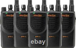 5 Pack Motorola Bpr40 Mag One Vhf 150-174mhz 8 Channel 5w Radio À Deux Voies Ni-mh